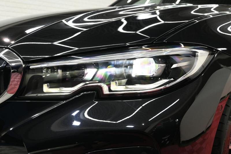 BMW 3シリーズ 320d ﾂｰﾘﾝｸﾞ Mｽﾎﾟｰﾂ ﾊｲﾗｲﾝPKG　ACC 黒革 純正HDDﾅﾋﾞ CarPlay Bｶﾒﾗ Mｴｱﾛ&18ｲﾝﾁAW 自動ﾄﾗﾝｸ ﾜｲﾔﾚｽﾁｬｰｼﾞ　2年保証付