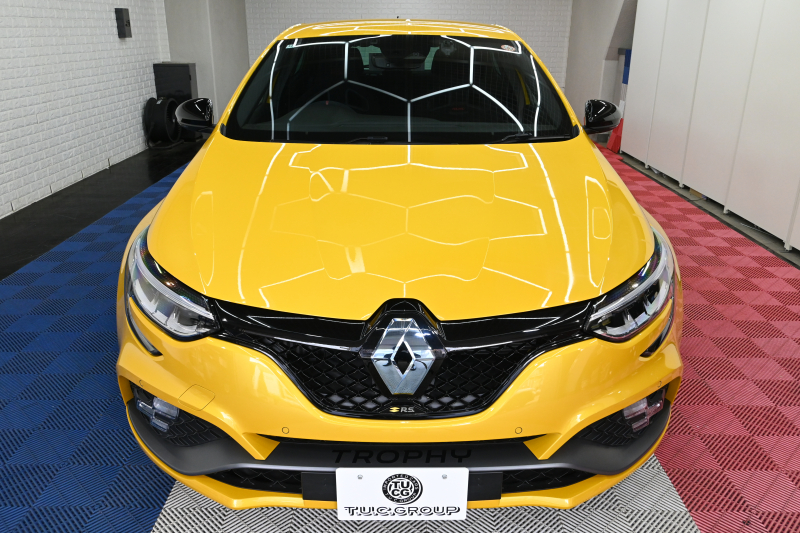 ルノー メガーヌ RSﾄﾛﾌｨｰ 6MT　ACC RECARO製ｾﾐﾊﾞｹｯﾄｼｰﾄ 純正ﾀｯﾁｽｸﾘｰﾝ Bluetoothｵｰﾃﾞｨｵ CarPlay Bｶﾒﾗ 前後ﾊﾟｰｷﾝｸﾞｾﾝｻｰ 19ｲﾝﾁ鍛造AW ﾌﾞﾚﾝﾎﾞ製ﾚｯﾄﾞｷｬﾘﾊﾟｰ LEDﾍｯﾄﾞﾗｲﾄ　2年保証付