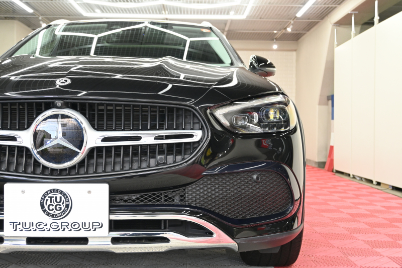 メルセデスベンツ Cクラス C220d 4MATIC ｵｰﾙﾃﾚｲﾝ ﾚｻﾞｰｴｸｽｸﾙｰｼﾌﾞ　ACC Pｽﾀ ECO 黒革 ﾊﾟﾉﾗﾏｻﾝﾙｰﾌ MBUXﾅﾋﾞTV 360ｶﾒﾗ CarPlay ﾍｯﾄﾞｱｯﾌﾟD 純正18ｲﾝﾁAW　2年保証付
