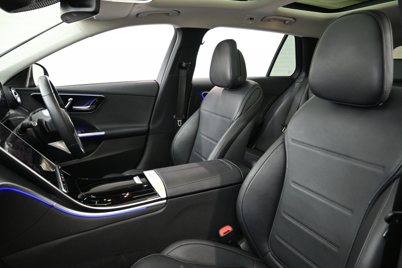 メルセデスベンツ Cクラス C220d 4MATIC ｵｰﾙﾃﾚｲﾝ ﾚｻﾞｰｴｸｽｸﾙｰｼﾌﾞ　ACC Pｽﾀ ECO 黒革 ﾊﾟﾉﾗﾏｻﾝﾙｰﾌ MBUXﾅﾋﾞTV 360ｶﾒﾗ CarPlay ﾍｯﾄﾞｱｯﾌﾟD 純正18ｲﾝﾁAW　2年保証付