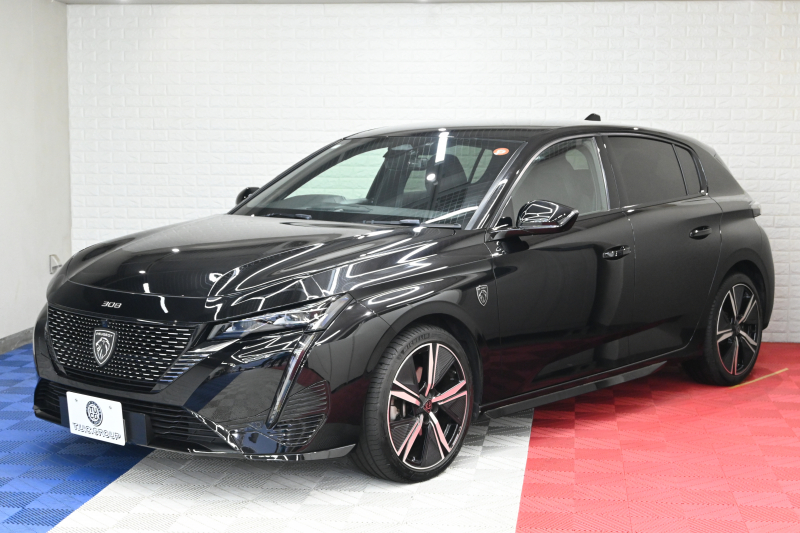 プジョー 308 GTﾌﾞﾙｰHDi　1ｵｰﾅｰ ACC Pｽﾀ ECO ﾊｰﾌ革 純正ﾀｯﾁｽｸﾘｰﾝ ﾅﾋﾞ CarPlay 360ｶﾒﾗ ﾏﾄﾘｸｽLEDﾗｲﾄ　2年保証付