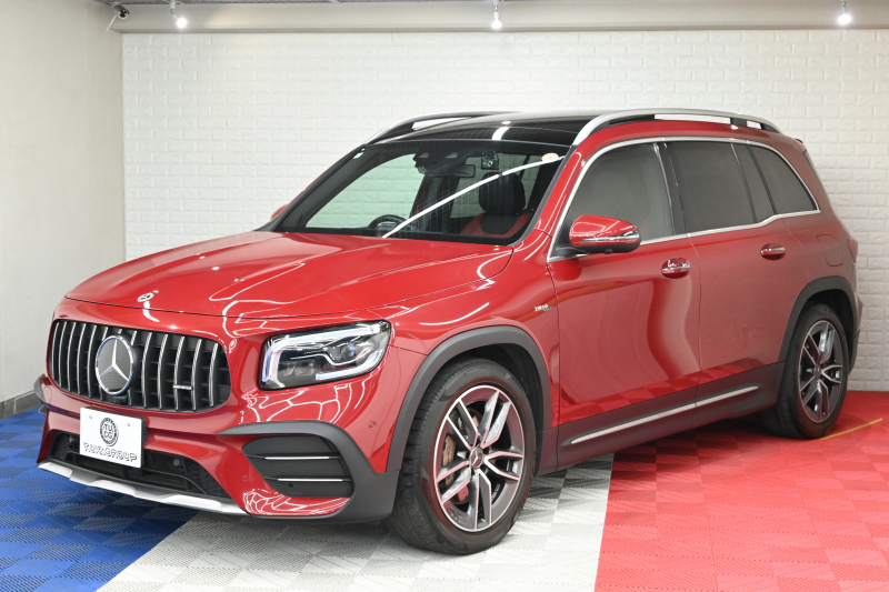 AMG GLB GLB35 4MATIC AMGﾊﾟﾌｫｰﾏﾝｽ&ｱﾄﾞﾊﾞﾝｽﾄﾞPKG　正規D車 OPｶﾗｰ ﾚｰﾀﾞｰSP ACC 黒×赤革 ｼｰﾄﾋｰﾀｰ&ﾍﾞﾝﾁﾚｰﾀｰ ﾊﾟﾉﾗﾏSR MBUXﾅﾋﾞTV ﾌﾙｾｸﾞ ﾍｯﾄﾞｱｯﾌﾟD 360ｶﾒﾗ AMG19ｲﾝﾁAW　2年保証付