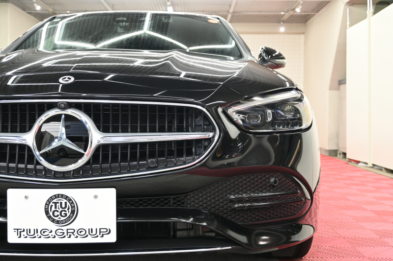 メルセデスベンツ Cクラス C200 AVG ﾚｻﾞｰｴｸｽｸﾙｰｼﾌﾞ　ACC Pｽﾀ ECO 茶革 MBUXﾅﾋﾞTV 360ｶﾒﾗ CarPlay Burmester 3D 純正17ｲﾝﾁAW ﾏﾙﾁﾋﾞｰﾑLED ｱﾝﾋﾞｴﾝﾄﾗｲﾄ　2年保証付