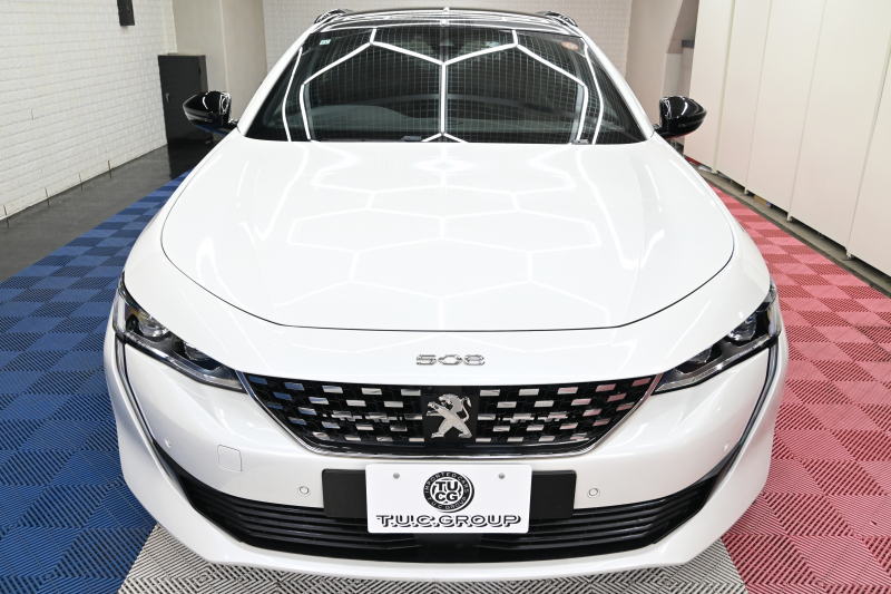 プジョー 508 SW GT　ACC ｱｸﾃｨﾌﾞｾｰﾌﾌﾞﾚｰｷ ﾅｲﾄﾋﾞｼﾞｮﾝ 黒革 ｼｰﾄﾋｰﾀｰ ﾊﾟﾉﾗﾏSR 純正ﾅﾋﾞTV ﾌﾙｾｸﾞ CarPlay 360ﾋﾞｼﾞｮﾝ FOCALｽﾋﾟｰｶｰ ｵｰﾄﾄﾗﾝｸ 純正18ｲﾝﾁAW　2年保証付