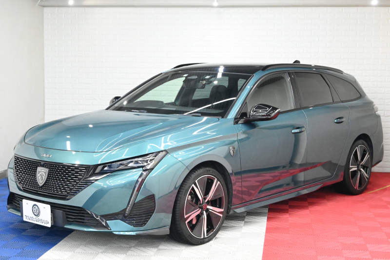 プジョー 308 SW GT ﾌﾞﾙｰHDi　ACC BSM ﾊｰﾌﾚｻﾞｰ ﾊﾟﾉﾗﾏSR 純正ﾅﾋﾞ CarPlay i-Connect 360ｶﾒﾗ LEDﾍｯﾄﾞﾗｲﾄ 純正18AW　2年保証付