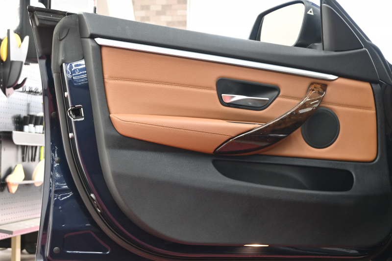 BMW 4シリーズ 420i ｸﾞﾗﾝｸｰﾍﾟ ﾗｸﾞｼﾞｭｱﾘｰ　1ｵｰﾅｰ ACC 茶革 ｼｰﾄﾋｰﾀｰ 純正iDriveﾅﾋﾞ Bｶﾒﾗ Bluetooth 純正18ｲﾝﾁAW 自動ﾄﾗﾝｸ　2年保証付