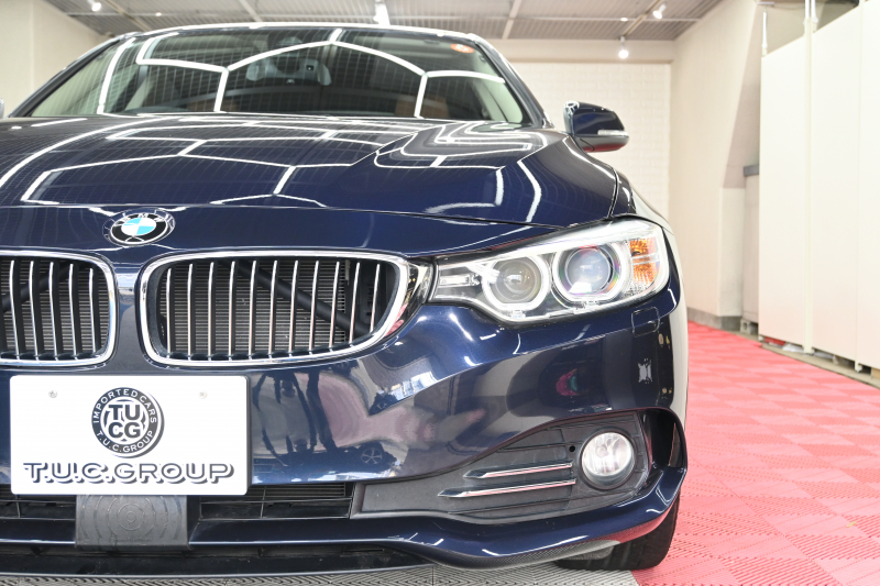 BMW 4シリーズ 420i ｸﾞﾗﾝｸｰﾍﾟ ﾗｸﾞｼﾞｭｱﾘｰ　1ｵｰﾅｰ ACC 茶革 ｼｰﾄﾋｰﾀｰ 純正iDriveﾅﾋﾞ Bｶﾒﾗ Bluetooth 純正18ｲﾝﾁAW 自動ﾄﾗﾝｸ　2年保証付