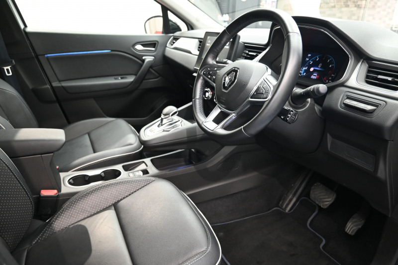 ルノー キャプチャー ｲﾝﾃﾝｽ ﾃｯｸﾊﾟｯｸ　Pｽﾀ ACC ECO ｱｸﾃｨﾌﾞﾌﾞﾚｰｷ 黒革 ｼｰﾄﾋｰﾀｰ BTｵｰﾃﾞｨｵ CarPlay 純正18ｲﾝﾁAW ﾌﾞﾗｲﾝﾄﾞｽﾎﾟｯﾄﾓﾆﾀｰ LEDﾗｲﾄ 　2年保証付