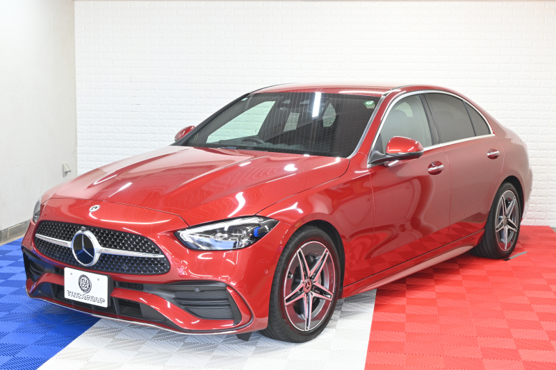 メルセデスベンツ Cクラス C220d ｱﾊﾞﾝｷﾞｬﾙﾄﾞ ﾚｻﾞｰEX&RSP　Pｽﾀ ECO ACC 黒革 純正ﾅﾋﾞ ﾌﾙｾｸﾞ Carplay AMGｴｱﾛ&18AW LEDﾗｲﾄ ﾍｯﾄﾞｱｯﾌﾟD　2年保証付