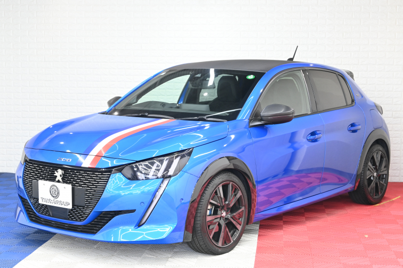 プジョー 208 GT　ACC LKA BSM Pｽﾀ ECO ﾊｰﾌﾚｻﾞｰ 7ｲﾝﾁﾀｯﾁｽｸﾘｰﾝ CarPlay Bｶﾒﾗ 17ｲﾝﾁAW ﾌﾙLEDﾗｲﾄ ﾛｰﾀﾞｳﾝ ARBﾏﾌﾗｰ AdPowerSonicｽﾋﾟｰｶｰ　2年保証付