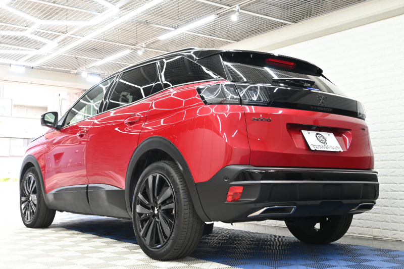 プジョー 3008 GT ﾌﾞﾙｰHDi ﾌﾞﾗｯｸﾊﾟｯｸ 　190台限定特別仕様車 後期ﾓﾃﾞﾙ 1ｵｰﾅｰ ACC LKA ﾊｰﾌ革 ﾊﾟﾉﾗﾏR CarPlay 360ｶﾒﾗ 前後ｺｰﾅｰｾﾝｻｰ 専用19ｲﾝﾁAW&ﾌﾞﾗｯｸﾃﾞｺﾚｰｼｮﾝ　2年保証付