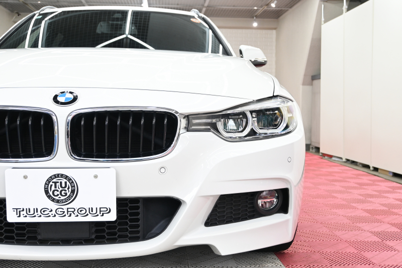 BMW 3シリーズ 320i ﾂｰﾘﾝｸﾞ Mｽﾎﾟｰﾂ　正規D車 後期ﾓﾃﾞﾙ ACC 黒革 純正iDriveﾅﾋﾞ Bｶﾒﾗ Carplay Blouetoothｵｰﾃﾞｨｵ LEDﾍｯﾄﾞﾗｲﾄ SPORTﾓｰﾄﾞ 自動Rｹﾞｰﾄ  Mｴｱﾛ&18ｲﾝﾁAW 自動ﾄﾗﾝｸ　2年保証付