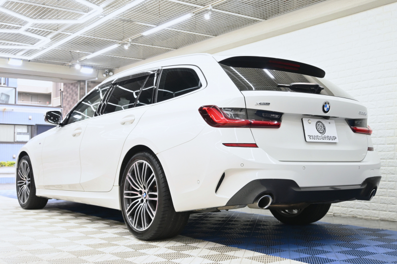 BMW 3シリーズ 320d ﾂｰﾘﾝｸﾞ Mｽﾎﾟｰﾂ ｺﾝﾌｫｰﾄ&ﾊｲﾗｲﾝPKG　正規D車 ACC ｺﾝﾌｫｰﾄA ｲﾝﾃﾘｼﾞｪﾝﾄS 黒革 純正Idriveﾅﾋﾞ 360ｶﾒﾗ Carplay Blouetoothｵｰﾃﾞｨｵ 自動Rｹﾞｰﾄ Sportﾓｰﾄﾞ LEDﾍｯﾄﾞﾗｲﾄ 純正19ｲﾝﾁAW　2年保証付