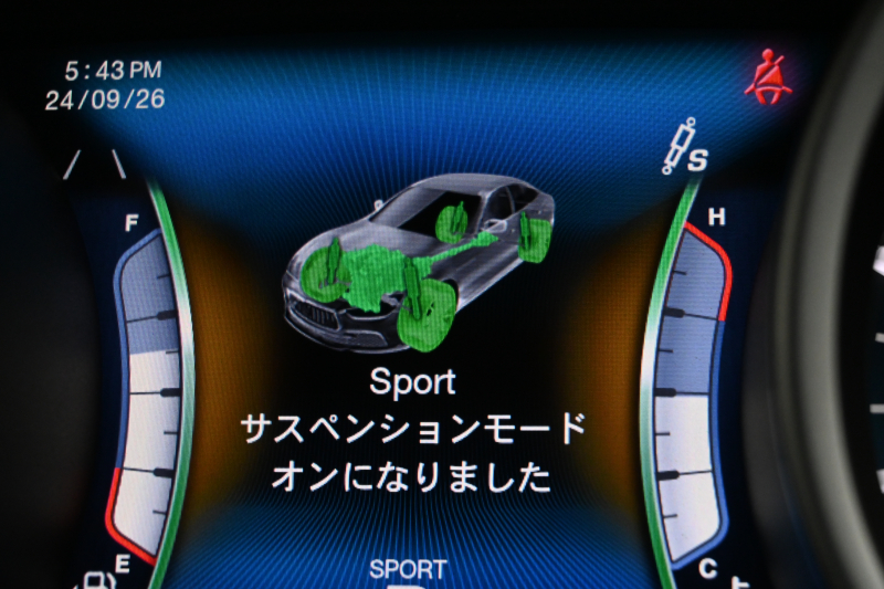 マセラティ ギブリ ﾍﾞｰｽｸﾞﾚｰﾄﾞ　ACC BSM 黒革 ﾋｰﾀｰ ｻﾝﾙｰﾌ 8.4ｲﾝﾁﾅﾋﾞ TV 360ｶﾒﾗ Carplay Blouetoothｵｰﾃﾞｨｵ ｶｰﾎﾞﾝｲﾝﾃﾘｱ ｽｶｲﾌｯｸｻｽﾍﾟﾝｼｮﾝ Sportﾓｰﾄﾞ 純正OP21ｲﾝﾁﾁﾀｰﾉAW　2年保証
