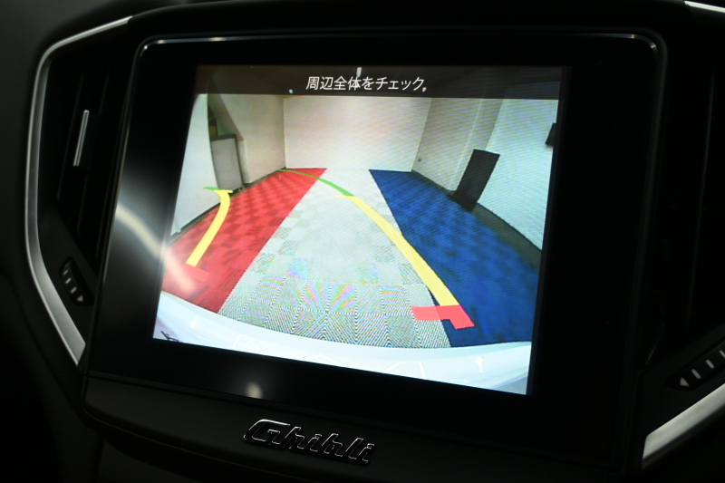 マセラティ ギブリ ﾍﾞｰｽｸﾞﾚｰﾄﾞ　中期ﾓﾃﾞﾙ ACC BSM 茶革 ﾋｰﾀｰ 8.4ｲﾝﾁﾅﾋﾞ TV Bｶﾒﾗ Carplay Blouetoothｵｰﾃﾞｨｵ ﾗﾃﾞｨｶｲﾝﾃﾘｱ Sportﾓｰﾄﾞ ｼﾙﾊﾞｰｷｬﾘﾊﾟｰ 純正19ｲﾝﾁAW　2年保証