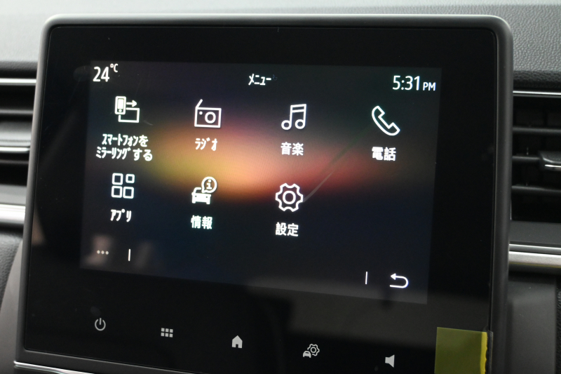 ルノー キャプチャー ｷｬﾌﾟﾁｬｰ ｲﾝﾃﾝｽﾃｯｸﾊﾟｯｸ　黒革 ﾋｰﾀｰ 純正ﾀｯﾁｽｸﾘｰﾝ 360ｶﾒﾗ Carplay Blouetoothｵｰﾃﾞｨｵ ｱﾀﾞﾌﾟﾃｨﾌﾞｸﾙｰｽﾞｺﾝﾄﾛｰﾙ LEDﾍｯﾄﾞﾗｲﾄ 純正18ｲﾝﾁAW　2年保証