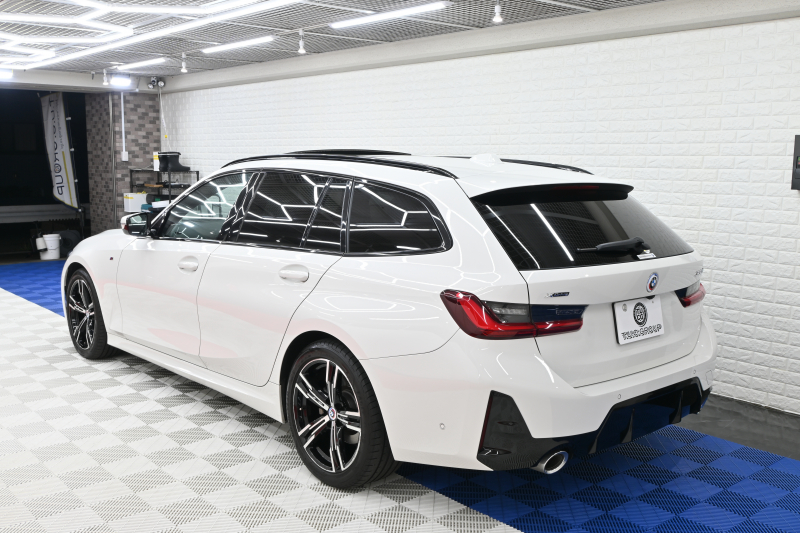 BMW 3シリーズ 320d XDrive ﾂｰﾘﾝｸﾞ Mｽﾎﾟｰﾂ　1ｵﾅ ﾊﾟﾉﾗﾏR ｲﾝﾃﾘS ACC LKA/LDW ﾊｰﾌ革 純正ﾅﾋﾞTV Carplay Mｴｱﾛ&18ｲﾝﾁAW LED　2年保証付