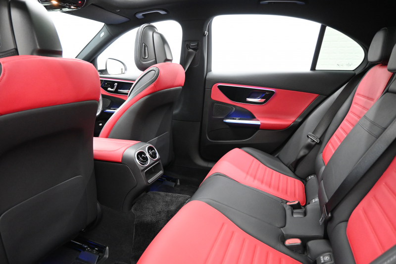 メルセデスベンツ Cクラス C200AVG AMGﾗｲﾝ ﾚｻﾞｰEXｸﾙ&ﾍﾞｰｼｯｸP ﾚｰﾀﾞｰP　ACC Pｽﾀ ECO  赤/黒革 ﾊﾟﾉﾗﾏR HDDﾅﾋﾞTV 360ｶﾒﾗ Carplay AMGｴｱﾛ&18ｲﾝﾁAW LED　新車保証付