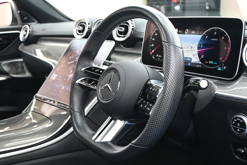 メルセデスベンツ Cクラス C220d AVG AMGﾗｲﾝ ﾚｻﾞｰEXｸﾙ&ﾍﾞｰｼｯｸP ﾚｰﾀﾞｰP　ACC ﾘｱｱｸｽﾙ Pｽﾀ ECO  黒革 ﾊﾟﾉﾗﾏR HDDﾅﾋﾞTV 360ｶﾒﾗ Carplay AMGｴｱﾛ&18ｲﾝﾁAW LED　新車保証付