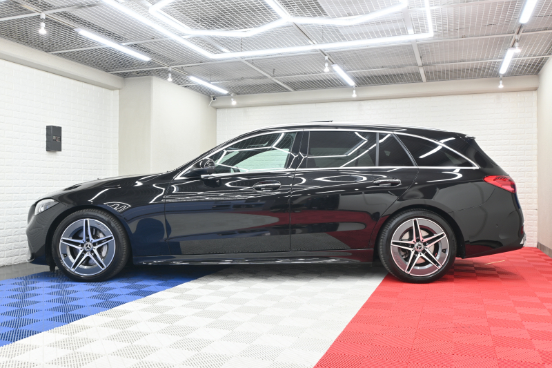 メルセデスベンツ Cクラス C220dｽﾃｰｼｮﾝﾜｺﾞﾝAVG AMGﾗｲﾝ ﾚｻﾞｰEXｸﾙ&ﾍﾞｰｼｯｸP RSP　1ｵﾅ 赤×黒革ﾊﾟﾉﾗﾏR HDDﾅﾋﾞTV Carplay AMGｴｱﾛ&18ｲﾝﾁAW 新車保証継承可