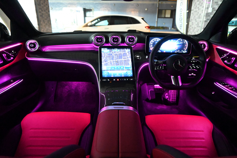 メルセデスベンツ Cクラス C220dｽﾃｰｼｮﾝﾜｺﾞﾝAVG AMGﾗｲﾝ ﾚｻﾞｰEXｸﾙ&ﾍﾞｰｼｯｸP RSP　1ｵﾅ 赤×黒革ﾊﾟﾉﾗﾏR HDDﾅﾋﾞTV Carplay AMGｴｱﾛ&18ｲﾝﾁAW 新車保証継承可