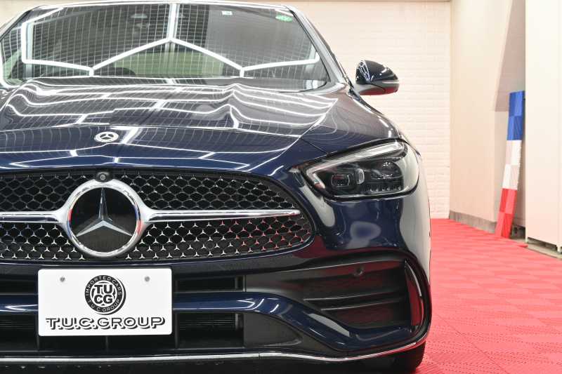 メルセデスベンツ Cクラス C220d AVG AMGﾗｲﾝ ﾚｻﾞｰEXｸﾙ&ﾍﾞｰｼｯｸP ﾚｰﾀﾞｰP　ACC Pｽﾀ ECO  黒革 ﾊﾟﾉﾗﾏR HDDﾅﾋﾞTV 360ｶﾒﾗ Carplay AMGｴｱﾛ&18ｲﾝﾁAW LED　新車保証付