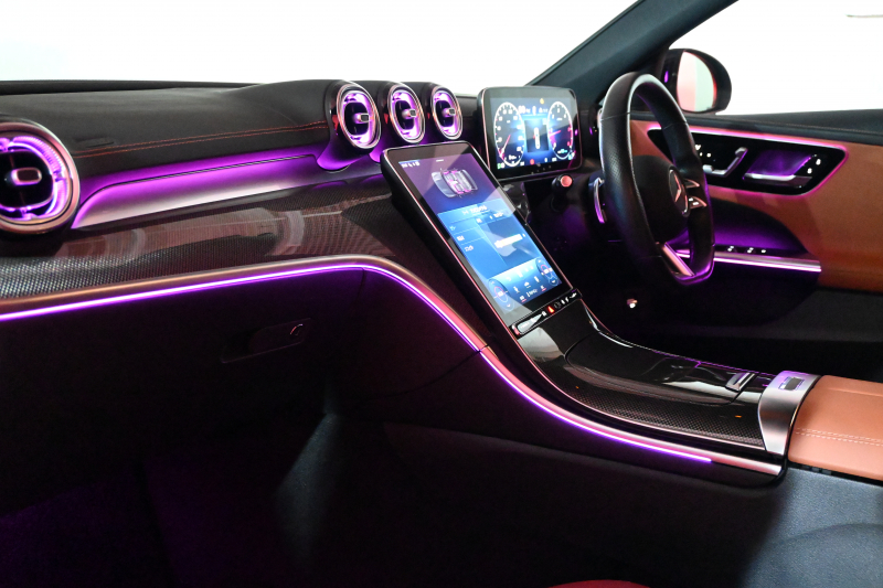 メルセデスベンツ Cクラス C220d AVG AMGﾗｲﾝ ﾚｻﾞｰEXｸﾙ&ﾍﾞｰｼｯｸP ﾚｰﾀﾞｰP　ACC Pｽﾀ ECO  黒革 ﾊﾟﾉﾗﾏR HDDﾅﾋﾞTV 360ｶﾒﾗ Carplay AMGｴｱﾛ&18ｲﾝﾁAW LED　新車保証付