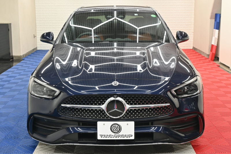 メルセデスベンツ Cクラス C220d AVG AMGﾗｲﾝ ﾚｻﾞｰEXｸﾙ&ﾍﾞｰｼｯｸP ﾚｰﾀﾞｰP　ACC Pｽﾀ ECO  黒革 ﾊﾟﾉﾗﾏR HDDﾅﾋﾞTV 360ｶﾒﾗ Carplay AMGｴｱﾛ&18ｲﾝﾁAW LED　新車保証付