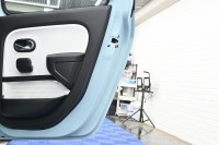 ルノー トゥインゴ ｲﾝﾃﾝｽ ｷｬﾝﾊﾞｽﾄｯﾌﾟ　 1ｵﾅ ﾚｻﾞｰ調×ﾌｧﾌﾞﾘｯｸｼｰﾄ ｼｰﾄﾋｰﾀｰ 純正ﾀｯﾁﾓﾆﾀｰ Bｶﾒﾗ Carplay 純正16ｲﾝﾁAW ﾛｰﾀﾞｳﾝ　2年保証付