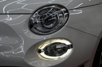 アバルト 595 595ｺﾝﾍﾟﾃｨﾂｨｵｰﾈ　正規D車 左H 5速MT Sabeltｽﾎﾟｰﾂｼｰﾄ(ﾌﾞﾗｳﾝ) Uconnectﾌﾟﾚｰﾔｰ Carplay/AndroidAuto 17ｲﾝﾁAW ﾚｯﾄﾞｷｬﾘﾊﾟｰ ﾚｺｰﾄﾞﾓﾝﾂｧ　2年保証付