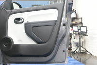 ルノー トゥインゴ ｲﾝﾃﾝｽ ｷｬﾝﾊﾞｽﾄｯﾌﾟ　 1ｵﾅ ﾚｻﾞｰ調×ﾌｧﾌﾞﾘｯｸｼｰﾄ ｼｰﾄﾋｰﾀｰ 純正ﾀｯﾁﾓﾆﾀｰ Bｶﾒﾗ Carplay 純正16ｲﾝﾁAW　2年保証付