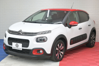 シトロエン C3 ｼｬｲﾝ　1ｵｰﾅｰ Pｽﾀ ECO ｸﾙｺﾝ ｱｸﾃｨﾌﾞｾｰﾌﾃｨﾌﾞﾚｰｷ LDW BSM ﾌｧﾌﾞﾘｯｸｼｰﾄ 7ｲﾝﾁﾀｯﾁｽｸﾘｰﾝ CarPlay 16ｲﾝﾁAW ﾊﾞｲﾄｰﾝﾙｰﾌ　2年保証付