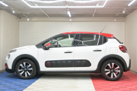 シトロエン C3 ｼｬｲﾝ　1ｵｰﾅｰ Pｽﾀ ECO ｸﾙｺﾝ ｱｸﾃｨﾌﾞｾｰﾌﾃｨﾌﾞﾚｰｷ LDW BSM ﾌｧﾌﾞﾘｯｸｼｰﾄ 7ｲﾝﾁﾀｯﾁｽｸﾘｰﾝ CarPlay 16ｲﾝﾁAW ﾊﾞｲﾄｰﾝﾙｰﾌ　2年保証付