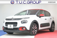 シトロエン C3 ｼｬｲﾝ　1ｵｰﾅｰ Pｽﾀ ECO ｸﾙｺﾝ ｱｸﾃｨﾌﾞｾｰﾌﾃｨﾌﾞﾚｰｷ LDW BSM ﾌｧﾌﾞﾘｯｸｼｰﾄ 7ｲﾝﾁﾀｯﾁｽｸﾘｰﾝ CarPlay 16ｲﾝﾁAW ﾊﾞｲﾄｰﾝﾙｰﾌ　2年保証付