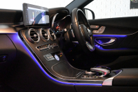 メルセデスベンツ Cクラス C200 AVG AMGﾗｲﾝ ﾚｰﾀﾞｰｾｰﾌﾃｨPKG　後期 BSG Meｺﾈ Pｽﾀ 黒革 HDDﾅﾋﾞTV CarPlay Bｶﾒﾗ AMGｴｱﾛ&18ｲﾝﾁAW LED　2年保証付