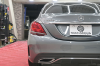 メルセデスベンツ Cクラス C220d ﾛｰﾚｳｽED ｽﾎﾟｰﾂ+&ﾚｰﾀﾞｰｾｰﾌﾃｨP　後期 ACC Pｽﾀ ECO LKA 黒革 HDDﾅﾋﾞTV Bｶﾒﾗ Carplay AMGｴｱﾛ&AMG18ｲﾝﾁAW LEDﾗｲﾄ　2年保証付