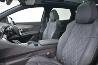 プジョー 3008 GT HYBRID4 ﾚｻﾞｰPKG　1ｵｰﾅｰ ACC Pｽﾀ ECO 黒本革 ﾏｯｻｰｼﾞ機能 ﾊﾟﾉﾗﾏR 8ｲﾝﾁﾀｯﾁｽｸﾘｰﾝ AppleCarPlay 自動ﾃｰﾙｹﾞｰﾄ BSM LKA 純正18ｲﾝﾁAW　2年保証付