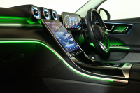 メルセデスベンツ Cクラス C200 4MATIC AVG ﾚｻﾞｰｴｸｽｸﾙｰｼﾌﾞ　ACC Pｽﾀ ECO 黒革 HDDﾅﾋﾞTV 360ｶﾒﾗ CarPlay ﾍｯﾄﾞｱｯﾌﾟD 純正17ｲﾝﾁAW LEDﾗｲﾄ　2年保証付