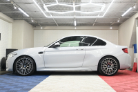 BMW Mシリーズ M2 ｺﾝﾍﾟﾃｨｼｮﾝ　正規D車 後期LCI ｺﾝﾌｫｰﾄA ｲﾝﾃﾘｼﾞｪﾝﾄS 黒革 純正iDriveﾅﾋﾞ 19ｲﾝﾁAW BILSTEIN車高調　2年保証付