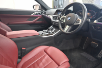 BMW 4シリーズ M440i xDriveｸｰﾍﾟ　1ｵﾅ ACC ｲﾝﾃﾘS ｺﾝﾌｫA ECO 赤革 ｻﾝﾙｰﾌ 純正HDDﾅﾋﾞ ﾌﾙｾｸﾞ Carplay 360ｶﾒﾗ harman/kardon Mｴｱﾛ&19ｲﾝﾁAW LEDﾗｲﾄ　2年保証付