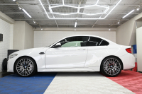 BMW Mシリーズ M2 ｺﾝﾍﾟﾃｨｼｮﾝ　正規D車 1ｵｰﾅｰ 後期LCI ｺﾝﾌｫｰﾄA ｲﾝﾃﾘｼﾞｪﾝﾄS 黒革 純正iDriveﾅﾋﾞ harman/kardon 純正19ｲﾝﾁAW　2年保証付