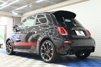 アバルト 595 ｺﾝﾍﾟﾃｨﾂｨｵｰﾈ　正規D車 左H 5速MT Sabeltｽﾎﾟｰﾂｼｰﾄ 純正OPﾅﾋﾞTV ﾌﾙｾｸﾞ Bｶﾒﾗ 17ｲﾝﾁAW ﾚｯﾄﾞｷｬﾘﾊﾟｰ ﾚｺｰﾄﾞﾓﾝﾂｧ　2年保証付