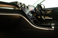 メルセデスベンツ Cクラス C220d 4MATIC ｵｰﾙﾃﾚｲﾝ ﾚｻﾞｰｴｸｽｸﾙｰｼﾌﾞ　ACC Pｽﾀ ECO 黒革 ﾊﾟﾉﾗﾏｻﾝﾙｰﾌ MBUXﾅﾋﾞTV 360ｶﾒﾗ CarPlay ﾍｯﾄﾞｱｯﾌﾟD 純正18ｲﾝﾁAW　2年保証付