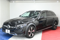 メルセデスベンツ Cクラス C220d 4MATIC ｵｰﾙﾃﾚｲﾝ ﾚｻﾞｰｴｸｽｸﾙｰｼﾌﾞ　ACC Pｽﾀ ECO 黒革 ﾊﾟﾉﾗﾏｻﾝﾙｰﾌ MBUXﾅﾋﾞTV 360ｶﾒﾗ CarPlay ﾍｯﾄﾞｱｯﾌﾟD 純正18ｲﾝﾁAW　2年保証付