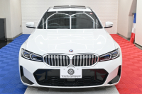 BMW 3シリーズ 320d XDrive ﾂｰﾘﾝｸﾞ Mｽﾎﾟｰﾂ　1ｵﾅ ﾊﾟﾉﾗﾏR ｲﾝﾃﾘS ACC LKA/LDW ﾊｰﾌ革 純正ﾅﾋﾞTV Carplay Mｴｱﾛ&18ｲﾝﾁAW LED　2年保証付