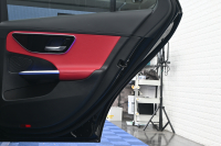 メルセデスベンツ Cクラス C220dｽﾃｰｼｮﾝﾜｺﾞﾝAVG AMGﾗｲﾝ ﾚｻﾞｰEXｸﾙ&ﾍﾞｰｼｯｸP RSP　1ｵﾅ 赤×黒革ﾊﾟﾉﾗﾏR HDDﾅﾋﾞTV Carplay AMGｴｱﾛ&18ｲﾝﾁAW 新車保証継承可